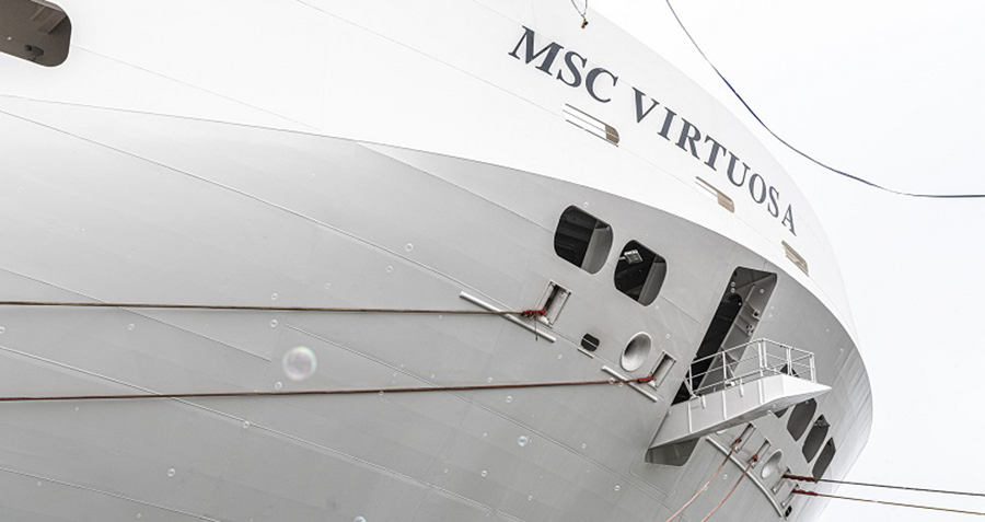MSC cruceros recibe MSC Virtuosa con la mirada puesta en el futuro